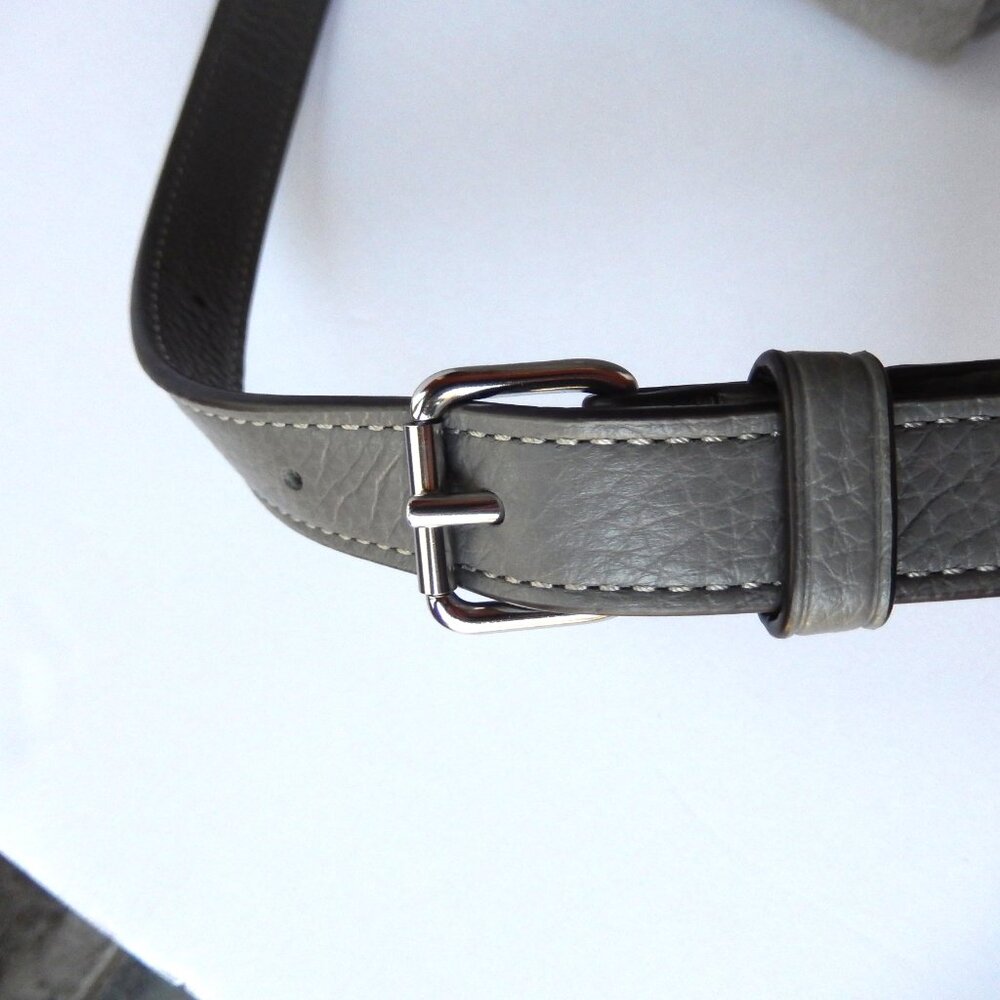Coach Grey Leather Penny Shoulder Bag - Picture 14 of 16